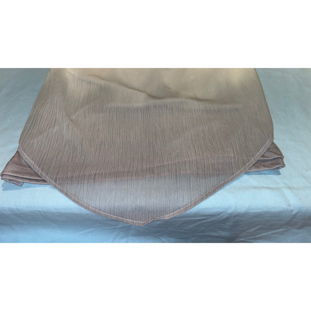 Alfred Dunner Purple Ombre Poncho Blouse Studded V-Neck Layered Top Womens 10 - Picture 8 of 12